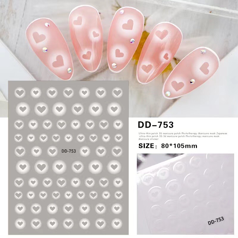 Sticker nail hình ombre ombre