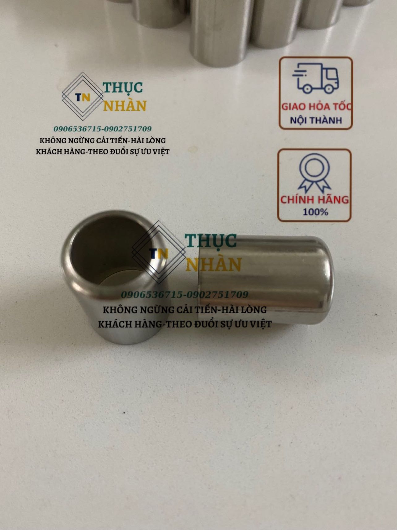 20 chén khoen inox bấm ống dây áp lực