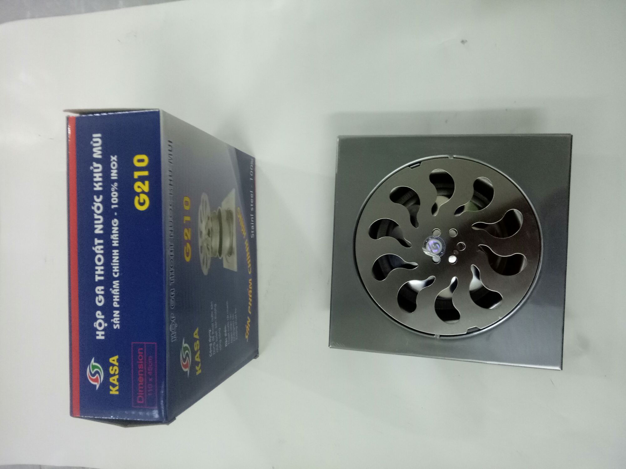 thoát sàn chống mùi phi 110 inox 201