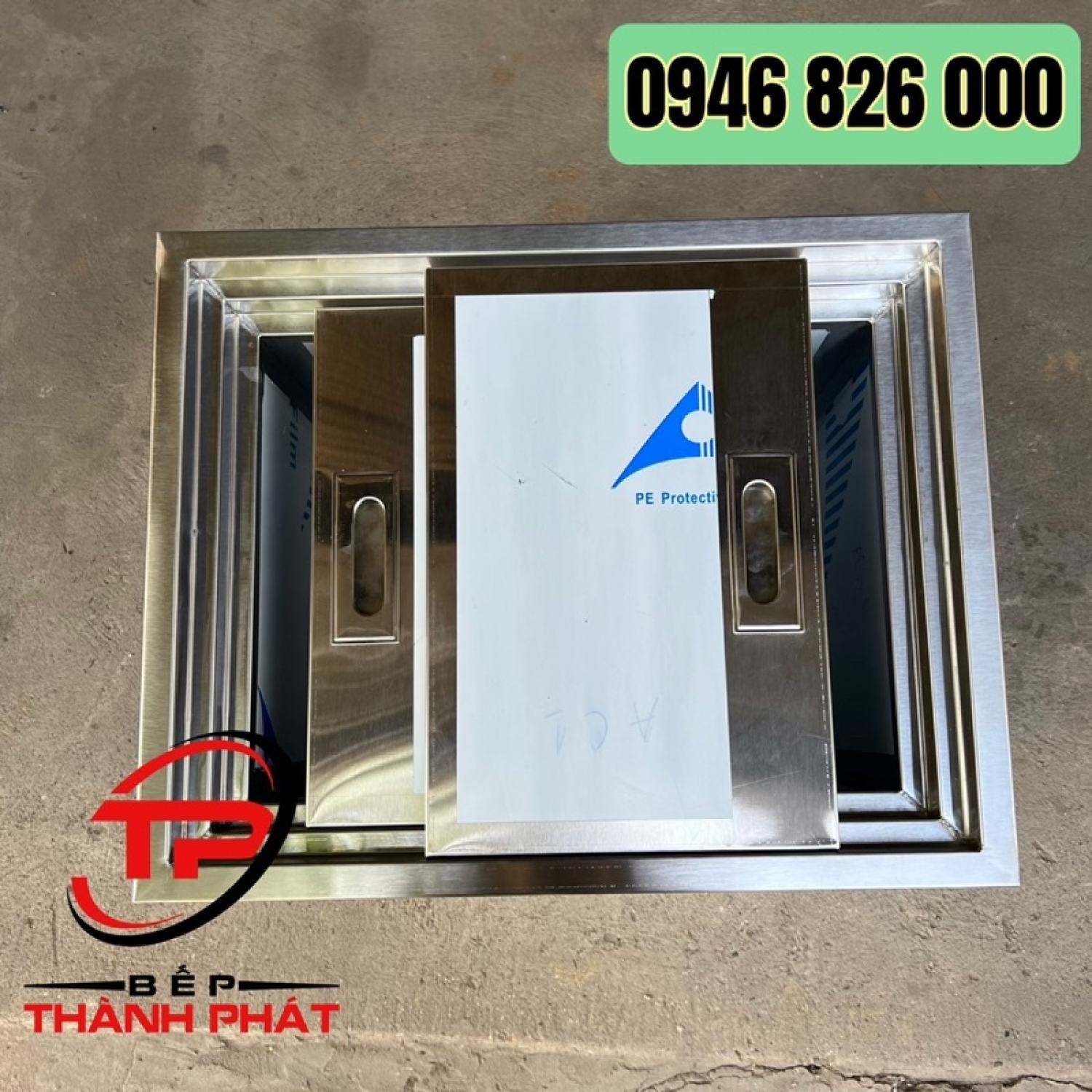 Thùng Đựng Đá Inox Âm Bàn Quầy