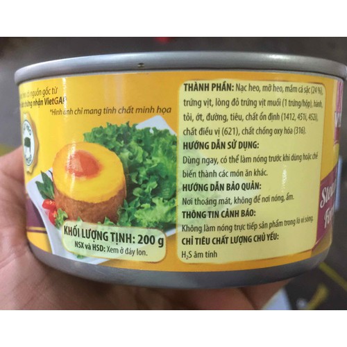 Mắm chưng Hột vịt muối 200g