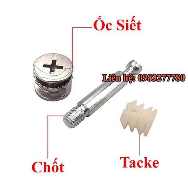 Bộ 50 chốt liên kêt ốc cam