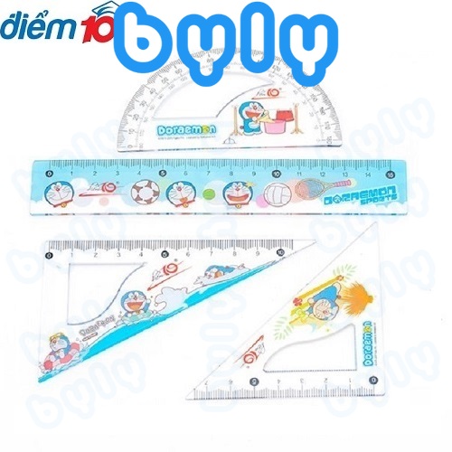 Bộ Thước Kẻ Doraemon Điểm 10 TP-SR09/DO - ByLy Store