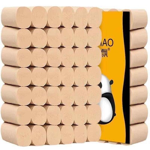 Giấy vệ sinh cuộn/ giấy gấu trúc sipiao 36 cuộn không lõi