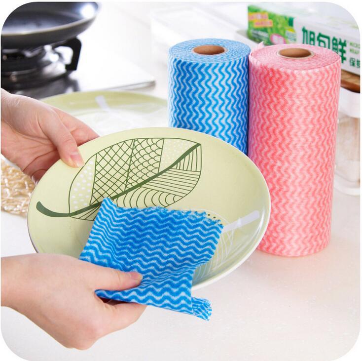 [GIẢM ĐẾN 20% XU] COMBO 10 Cuộn khăn lau đa năng HomeEasy, giấy lau