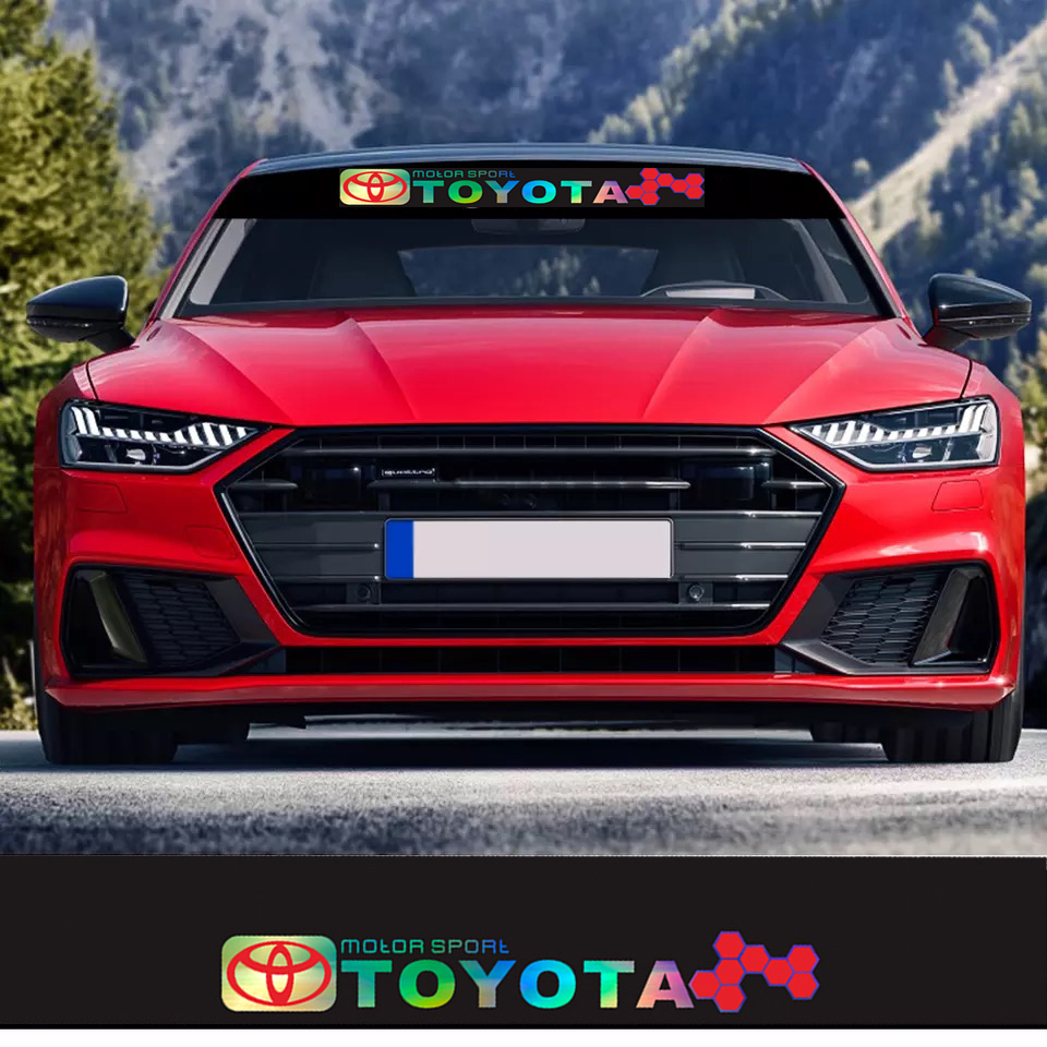 [HCM]Tem dán kính lái chống nắng ô tô Toyota 3