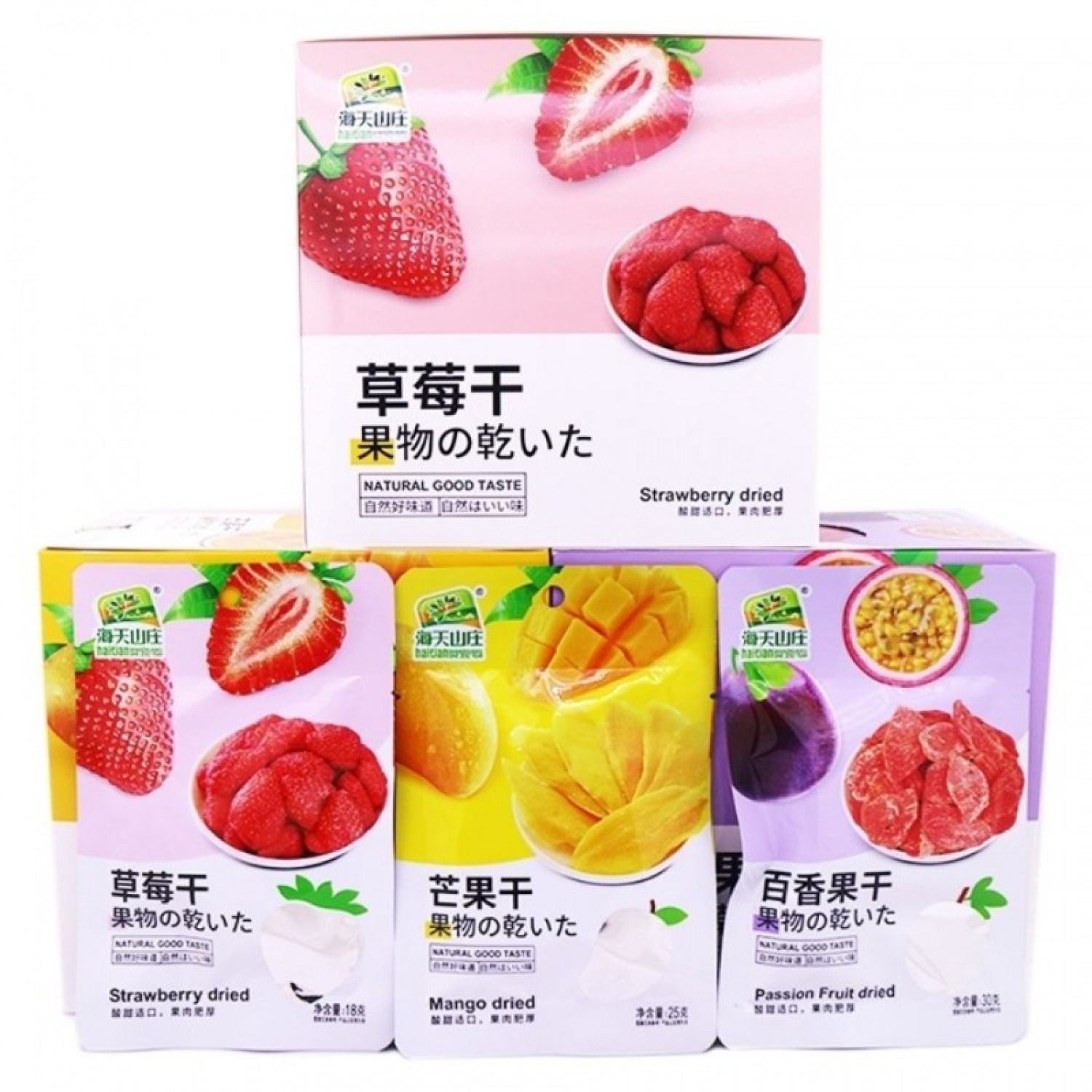 Ô Mai hoa quả gói mini 28g