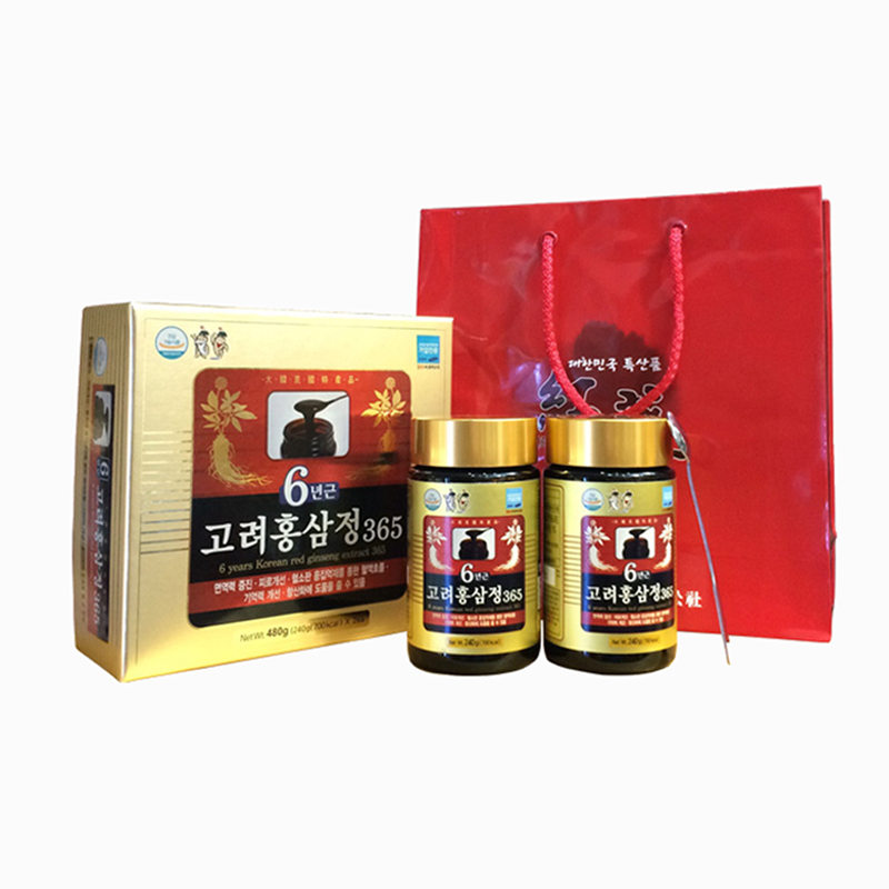 Cao Đặc Hồng Sâm 365 Hộp 2 Lọ (240g x 2)