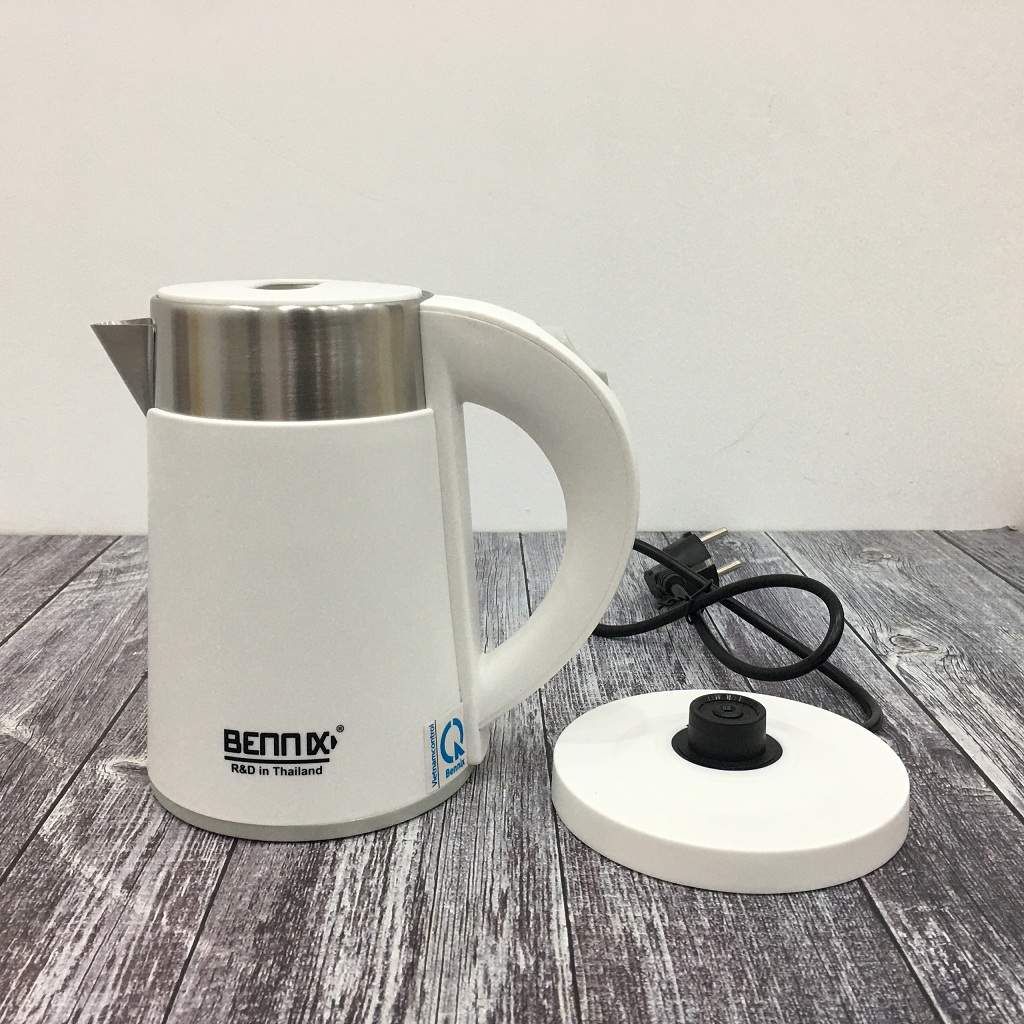 Ấm Siêu Tốc Inox 2 Lớp Bennix BN-008EK (800ml)