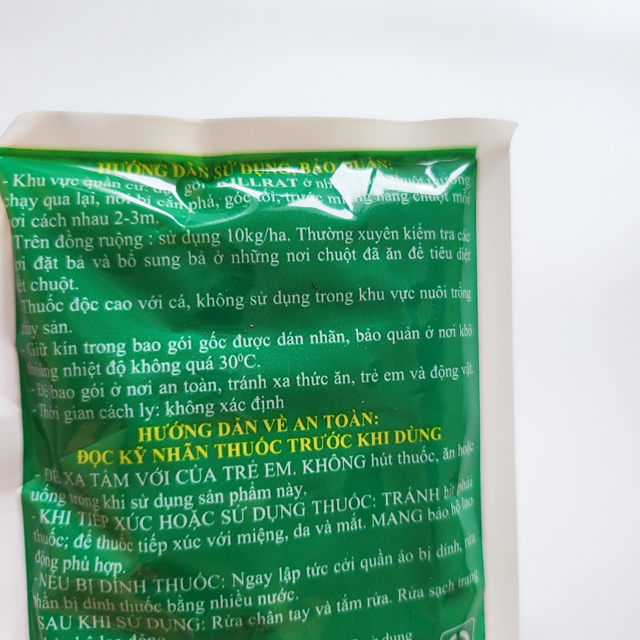 Thuốc diệt chuột Killrat 40gr ( không cần trộn đồ ăn )