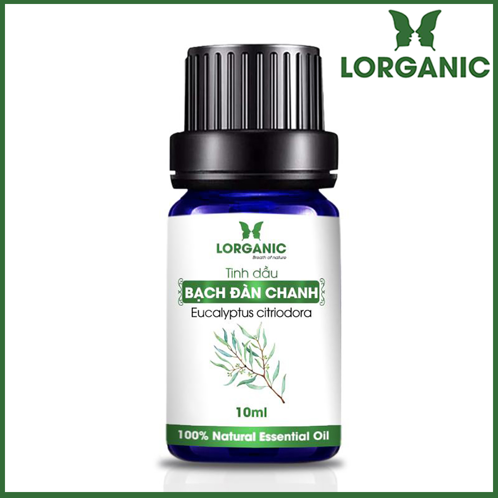 [HCM]Tinh dầu bạch đàn chanh Lorganic Eucalyptus citriodora 10ml, 50ml