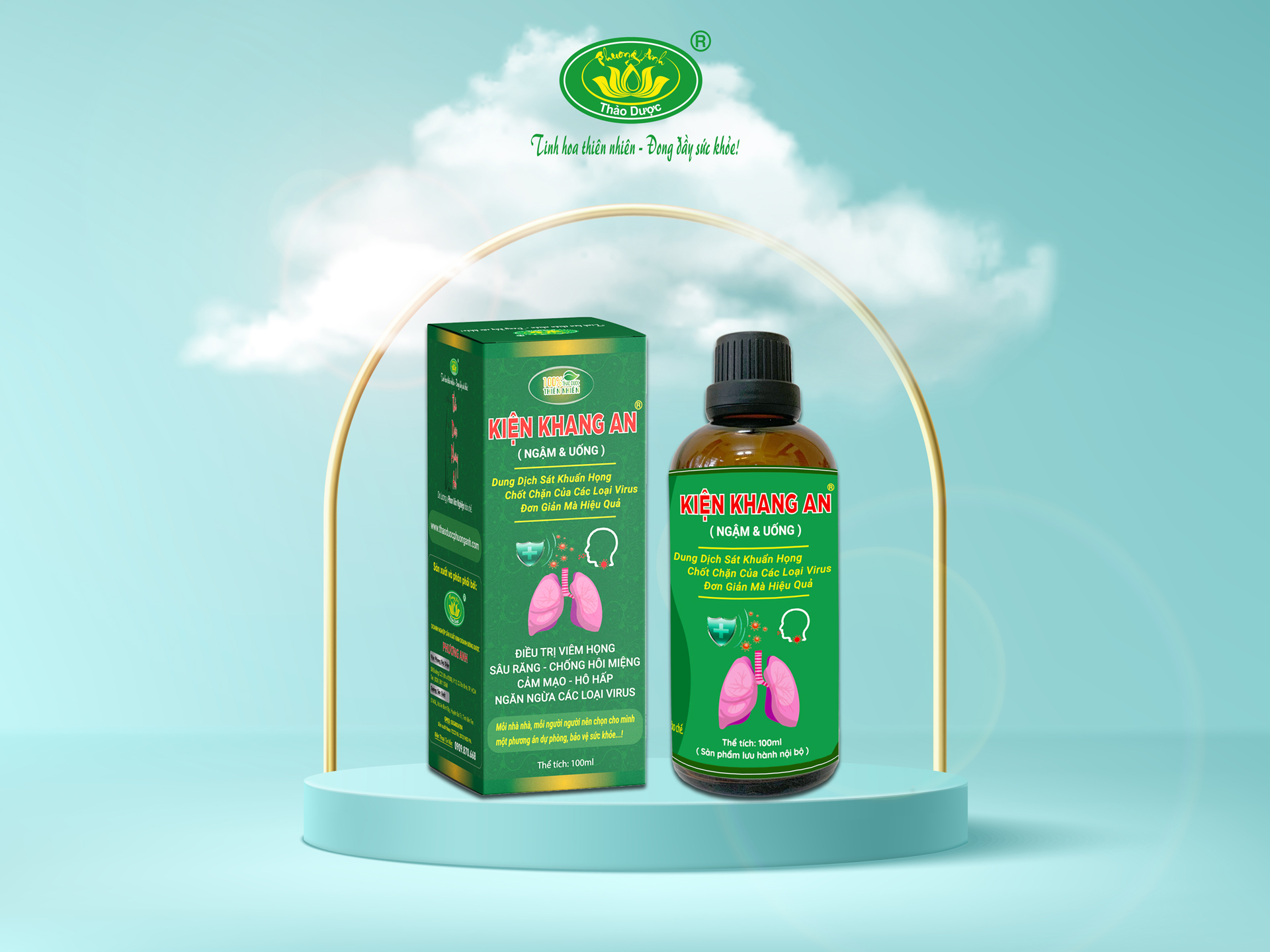 Dung dịch ngậm và uống Kiện Khang An