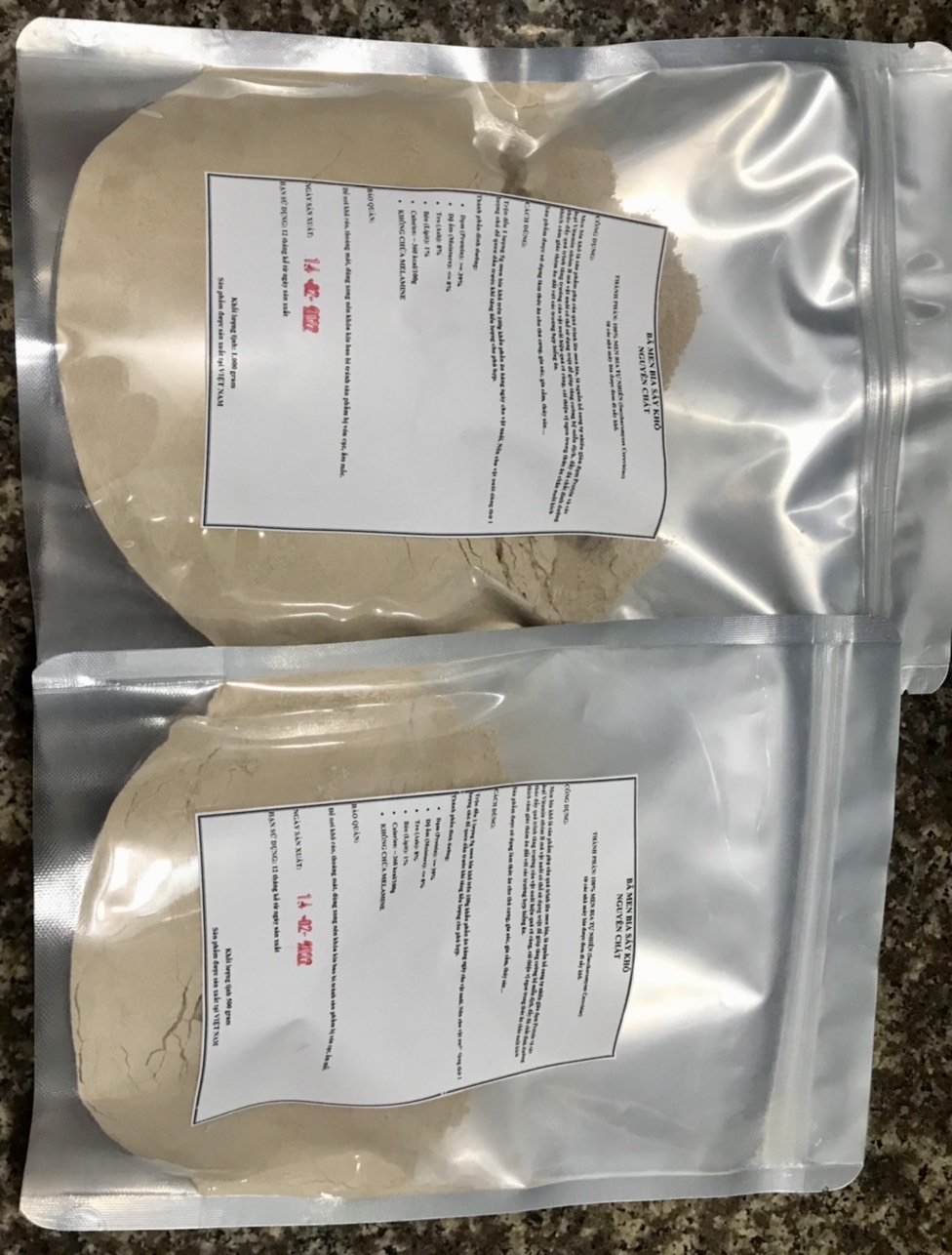 Combo 2Kg - Bã men bia sấy khô (2 Túi 1Kg)