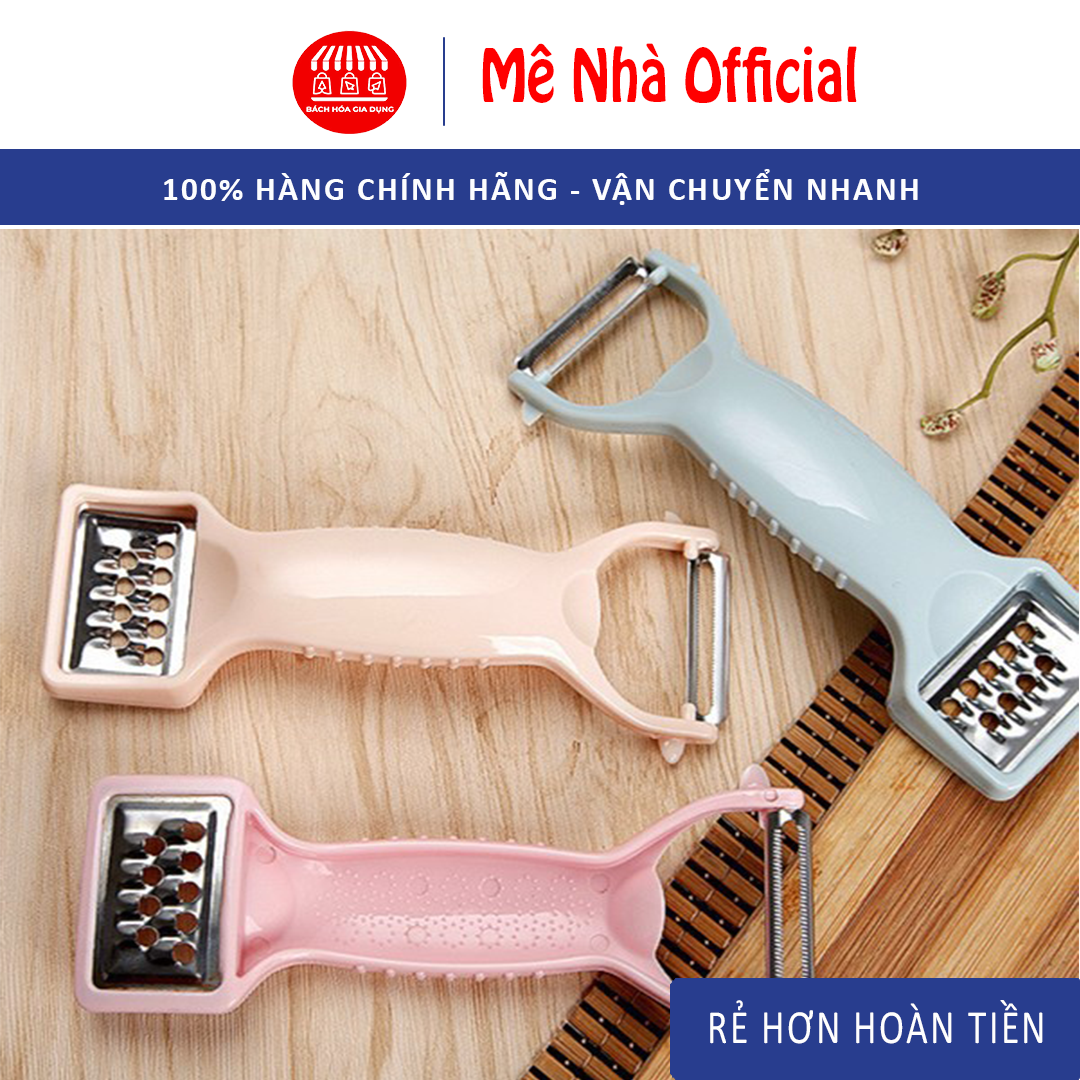 Nạo Gọt Bào Rau Củ 2in1 Bằng Nhựa Lúa Mạch (NLM02)