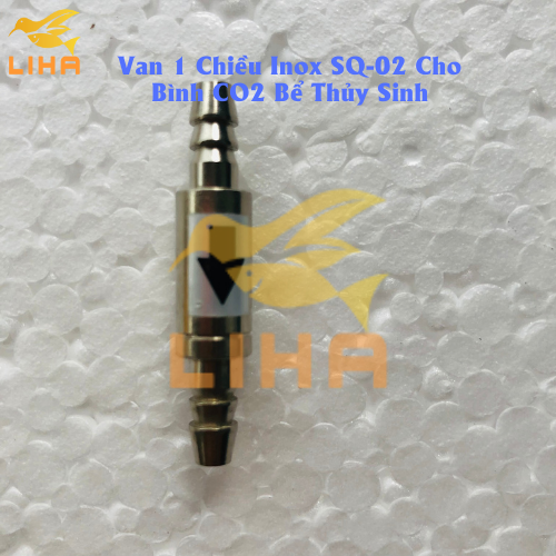 Van 1 Chiều Inox SQ-02 Cho Bình CO2 Bể Thủy Sinh, Bể Cá