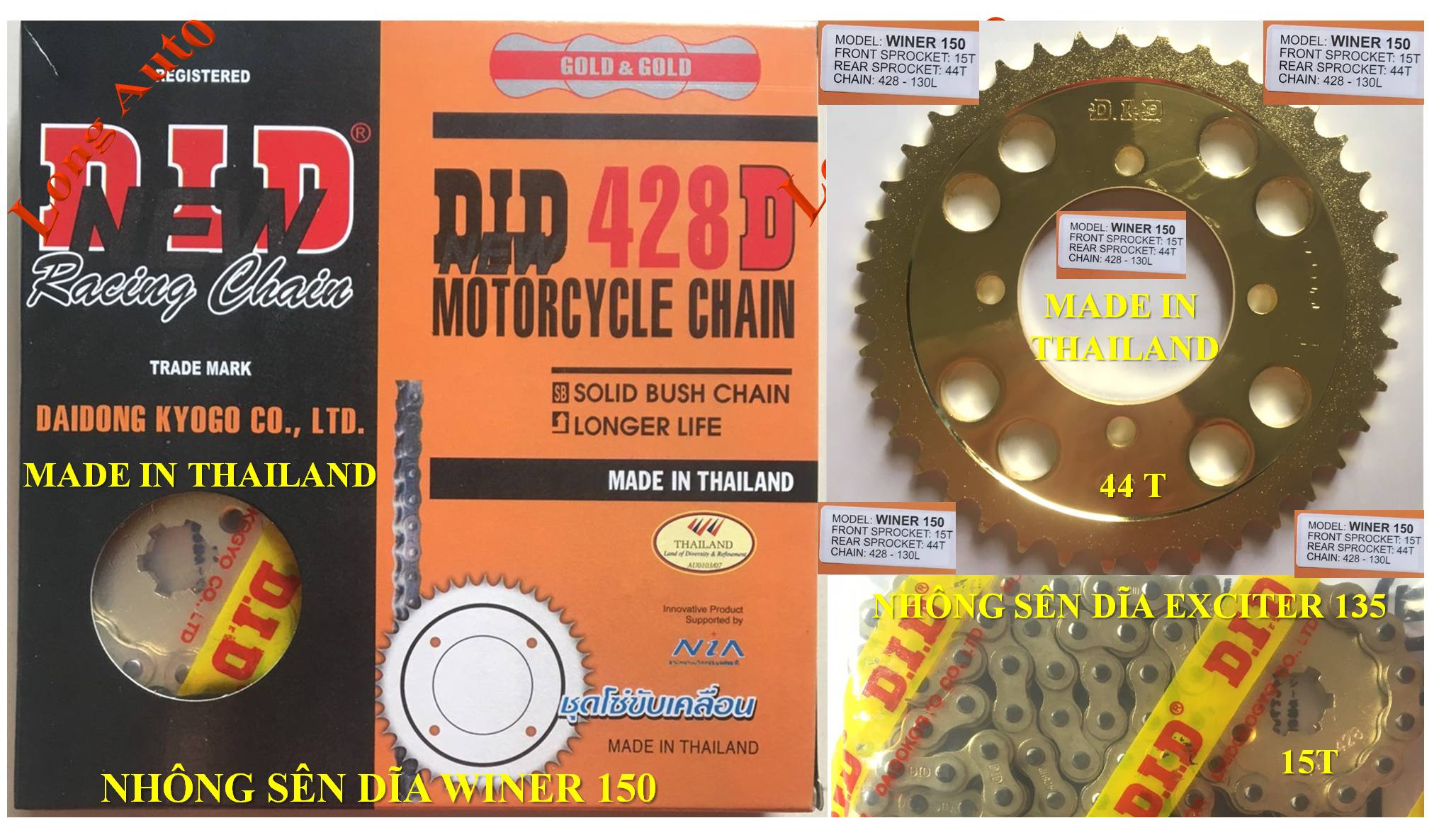 [HCM]Nhông sên dĩa WINNER 150cc - SONIC 150cc
