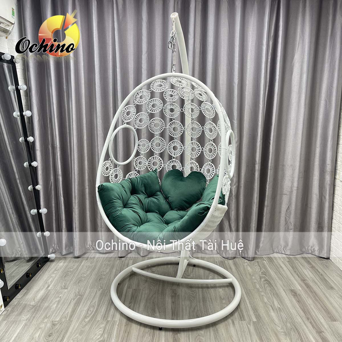(FREESHIP) Xích Đu Hoa Đơn Để Ban Công Sang Chảnh (Có Sẵn)
