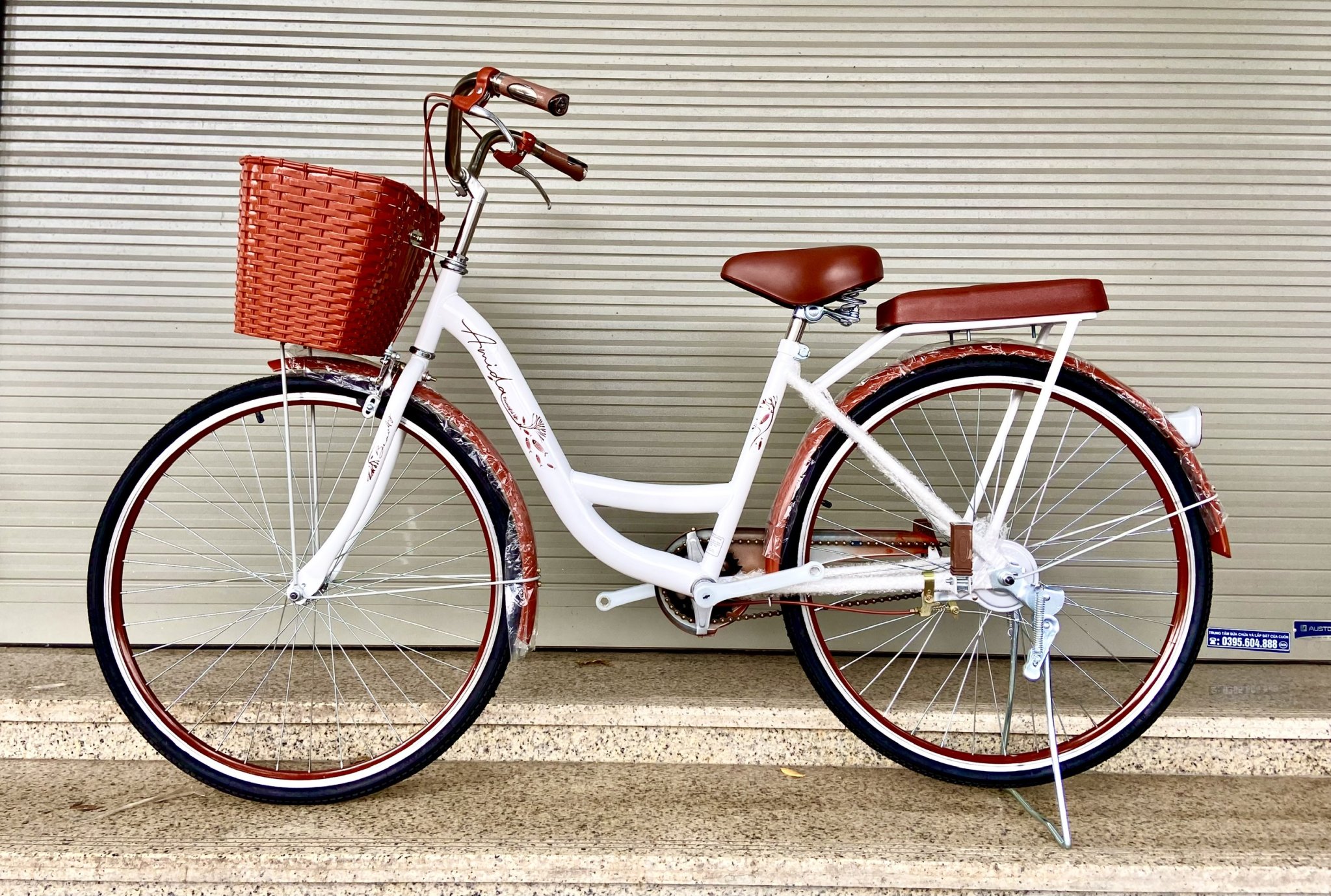 Xe đạp mini nữ Amida 24-26inch Việt Nam phù hợp với bạn nữ cao 1m45 đến