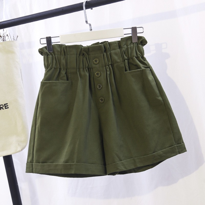 Quần short kaki chất vải mặc siêu mát freesize 40-57kg