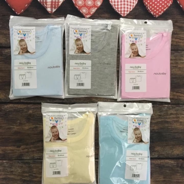 Bộ noubaby sợi tre bamboo