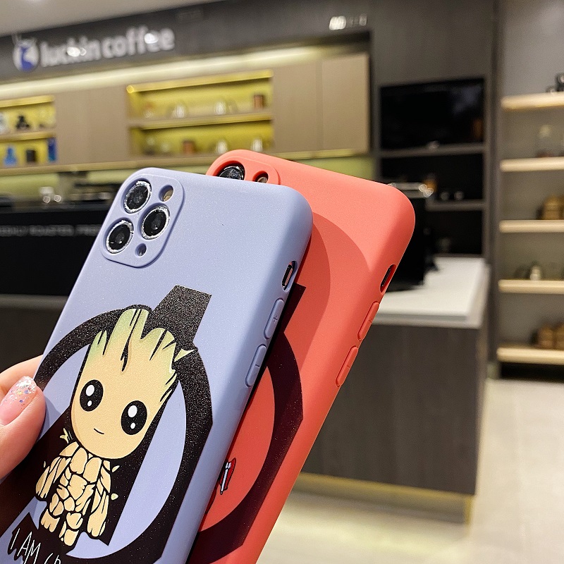 Ốp Lưng Silicon Màu Bảo Vệ CAMERA Avenger