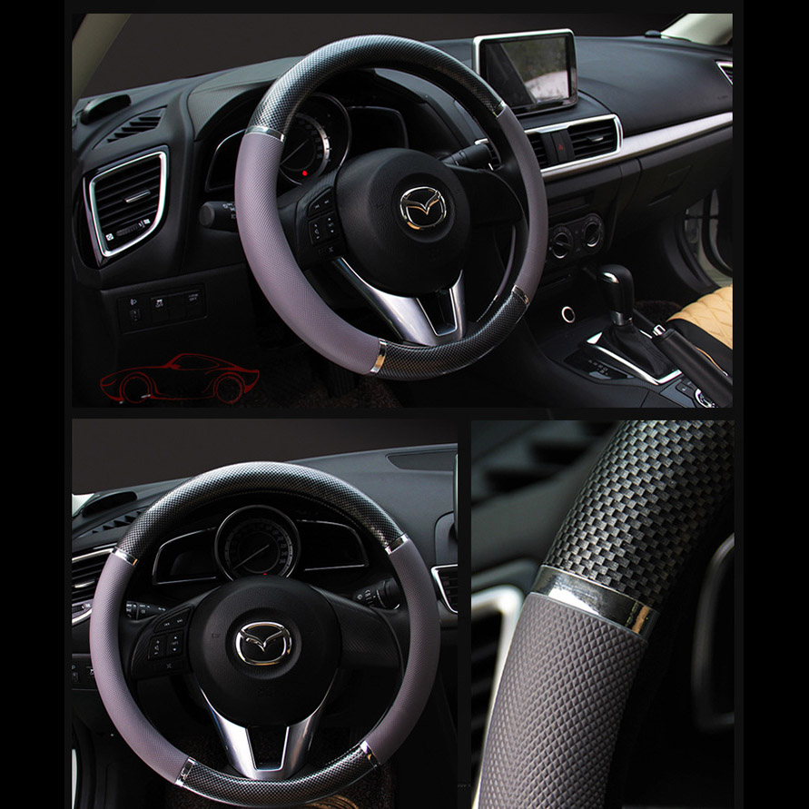 🚗  Bọc vô lăng màu vỏ gỗ sang trọng