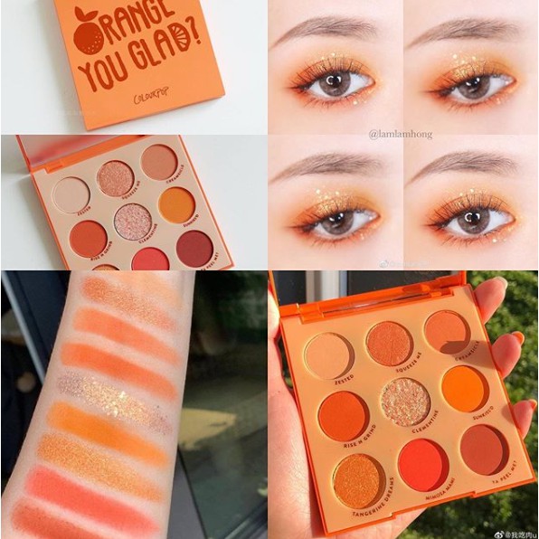 Bảng Phấn Mắt Colourpop Orange You Glad