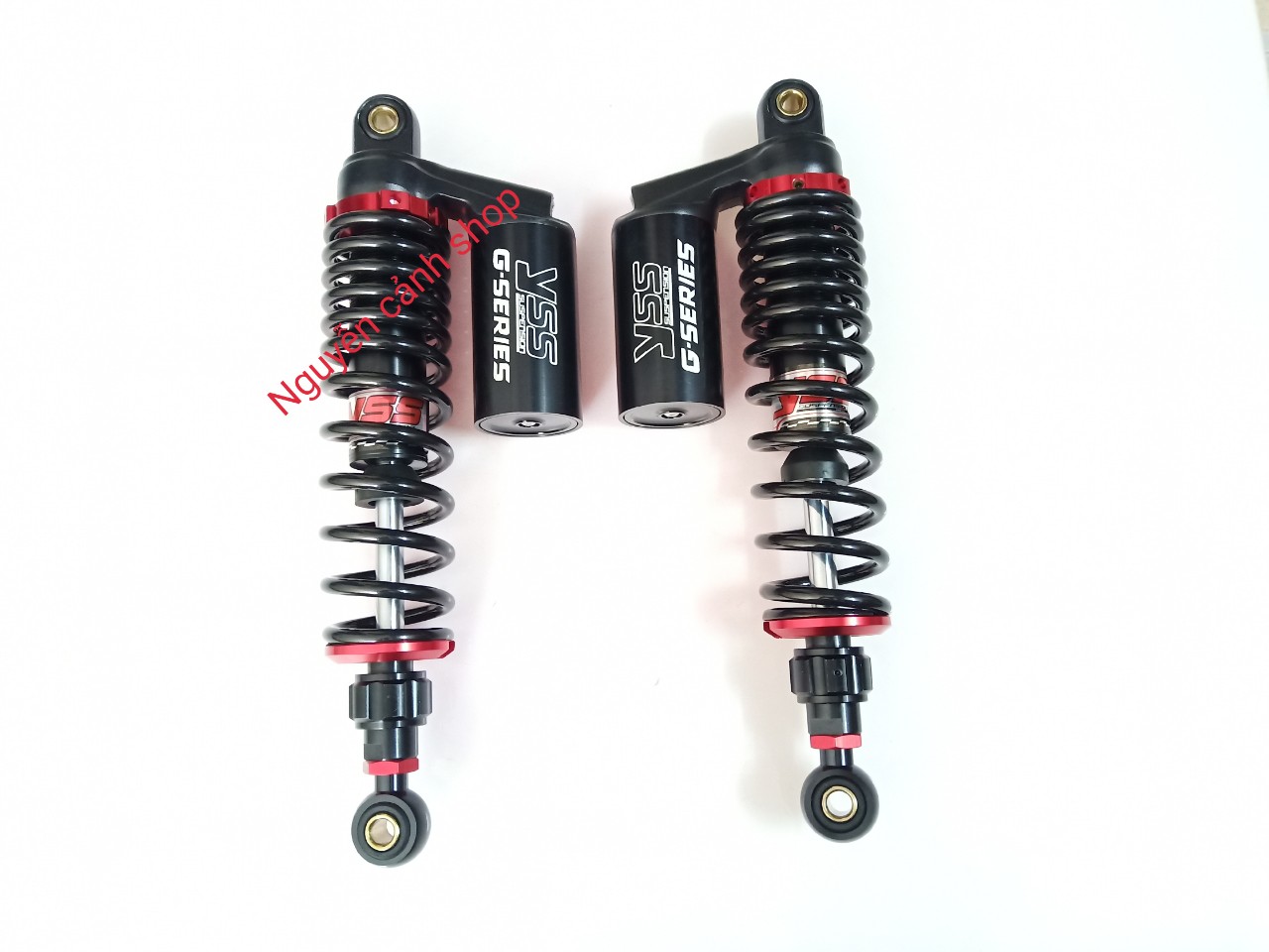 phuộc YSS bình dầu màu đen cho xe Sirius