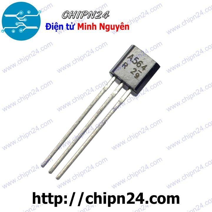 [10 con] (KT1) Transistor A564 TO-92 PNP 0.1A 25V (2SA564 564)