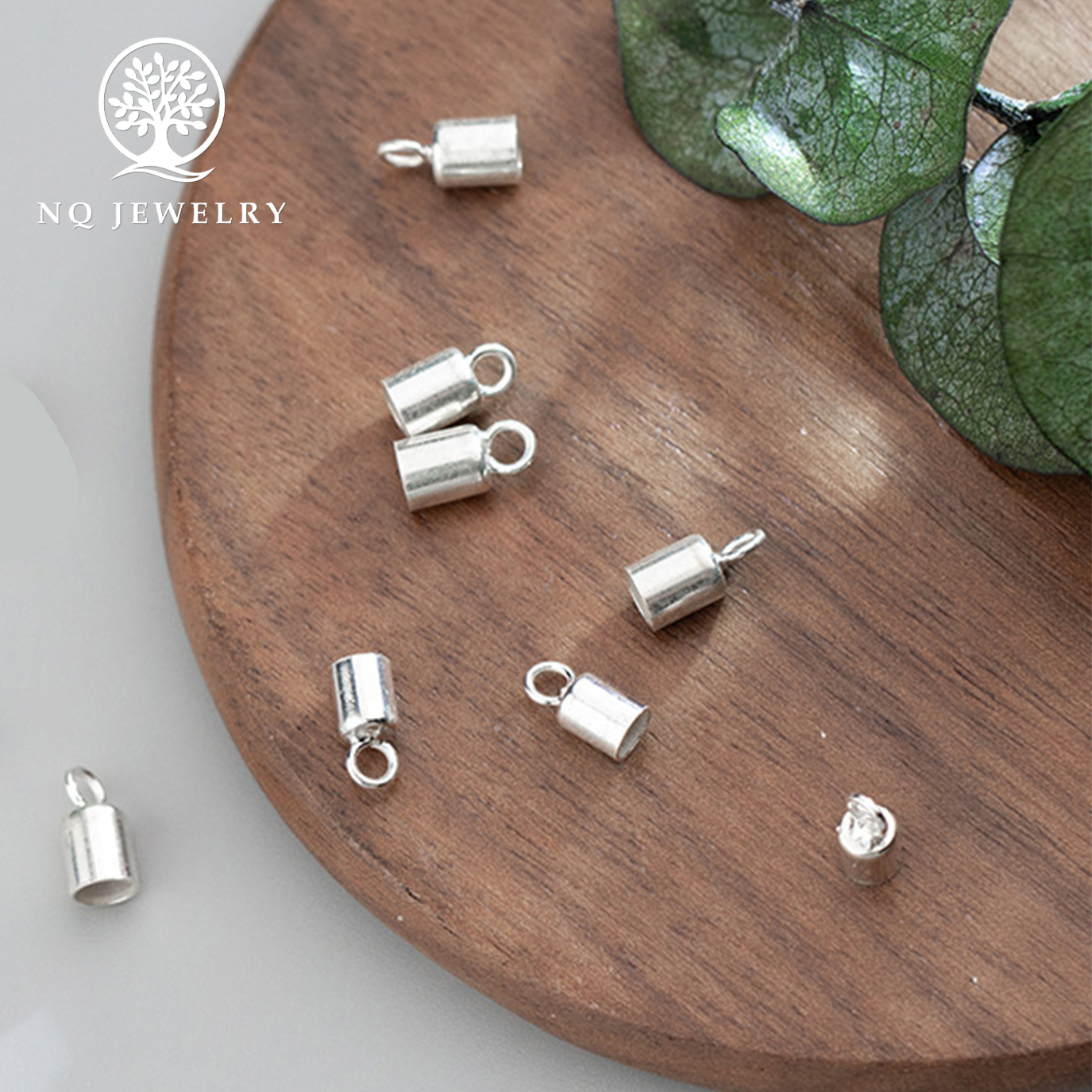 [HCM]Charm bạc chụp đầu dây - NQ Jewelry