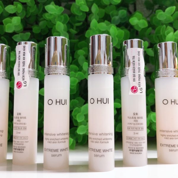 Xả hàng giá sỉ - Tinh chất dưỡng trắng da không kích ứng Ohui Extreme White Serum mini 3ml dịu nhẹ an toàn cho làn da nhạy cảm