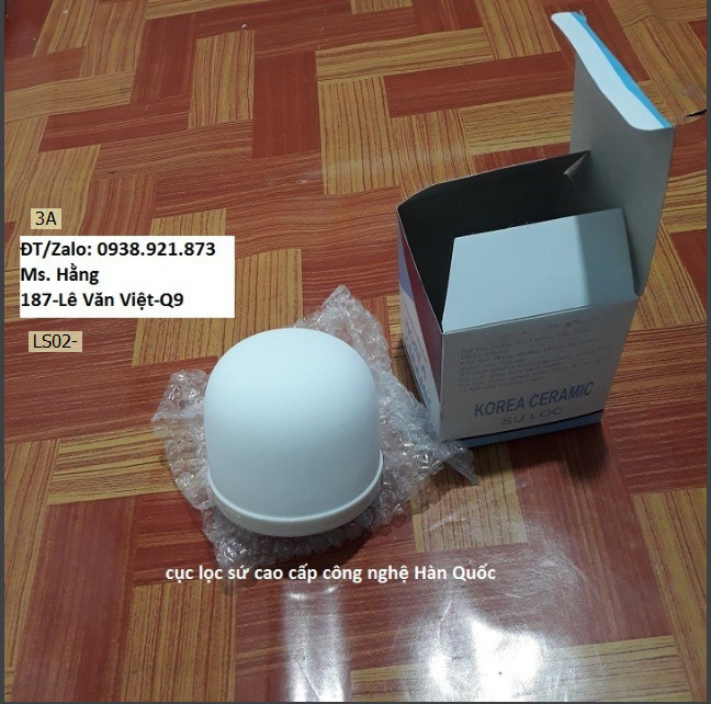 Cục Lọc sứ cao cấp công nghệ Hàn Quốc sử dụng cho bình lọc nước nhựa - Mã-LS02