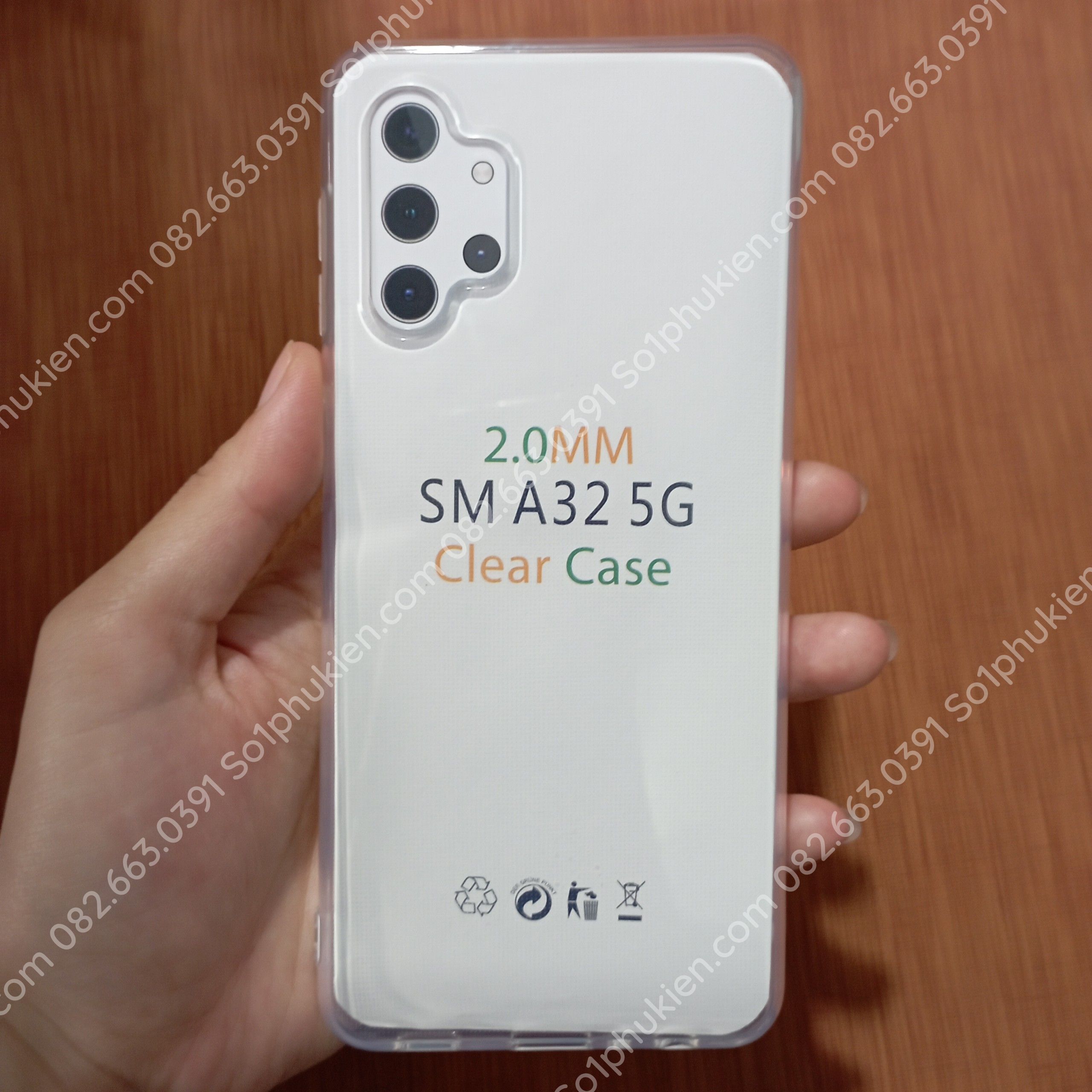 Ốp lưng Samsung Galaxy A32 5G dẻo trong cao cấp siêu bền, đẹp