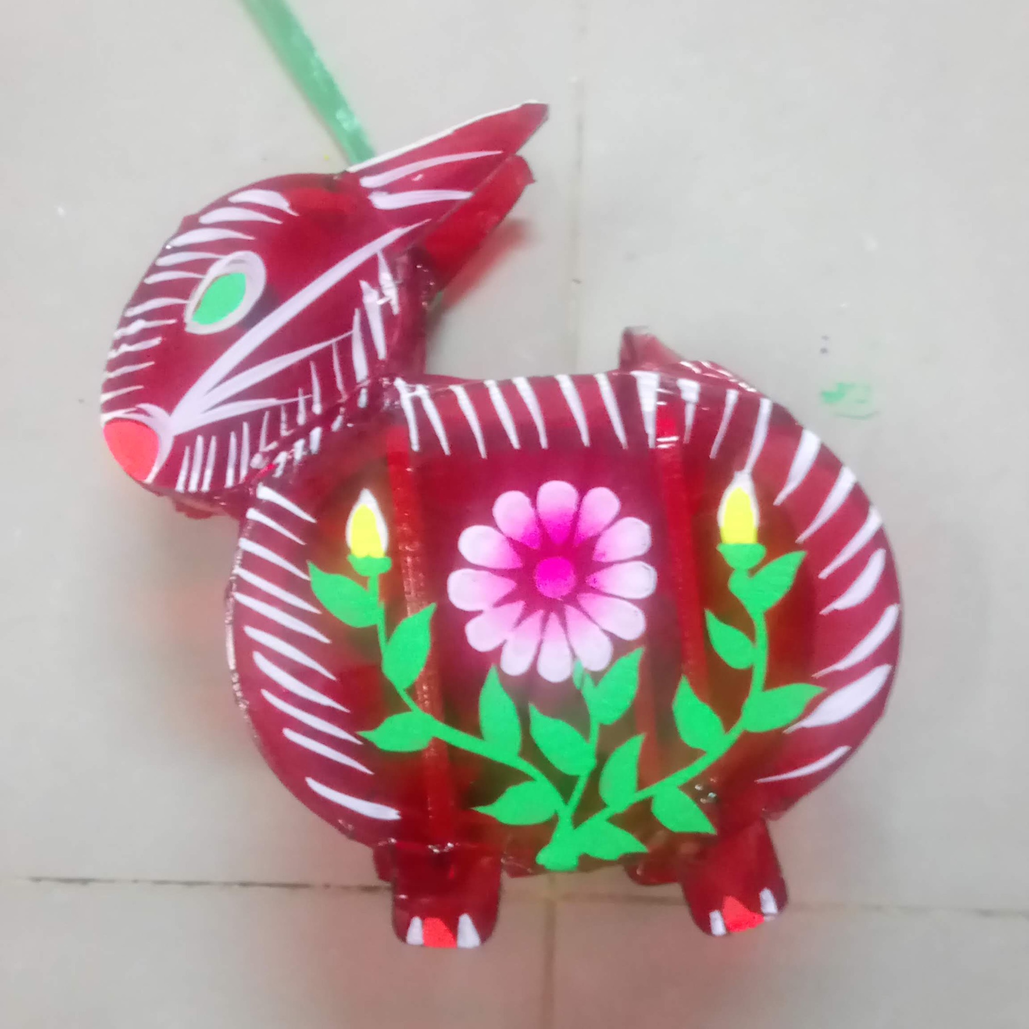 Lồng đèn thỏ kiếng tre