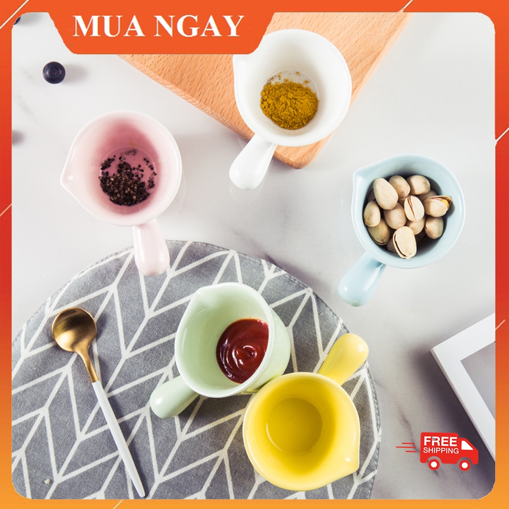 Bát Ăn Dặm Gốm Sứ Hình Gáo Rót KIDOTA