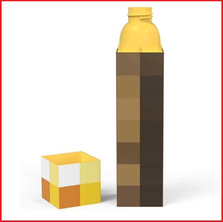 Bình Đựng Nước Minecraft Hình Đuốc