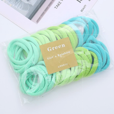 {50 CÁI - Đường kính ~4.5cm} BỊCH 50 THUN / CHUN CỘT TÓC - CO GIÃN TỐT - KHÔNG ĐAU ĐẦU