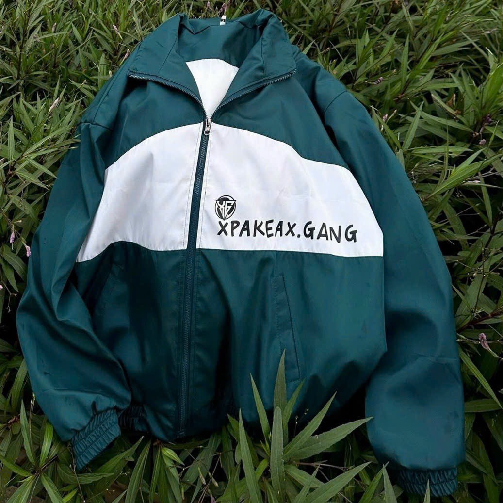 Áo gió Xpakeax.gang nam nữ chất gió dù 2 lớp dày dặn