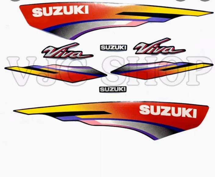 Bộ tem Suzuki viva 110 các màu lựa chọn