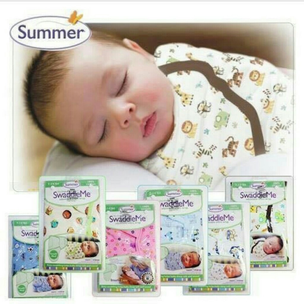 Ủ kén Khăn quấn sơ sinh cotton cao cấp Summer SwaddleMe