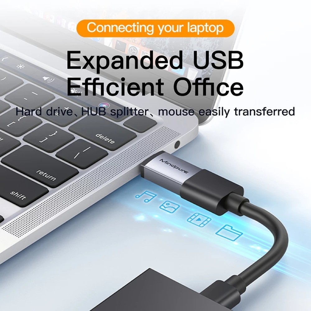 USB 3.2 / 3.0 Đầu chuyển đổi adapter USB otg Type A sang USB Type C tốc độ cao Sạc Và truyền dữ liệu 10Gbps Laptop Điện thoại