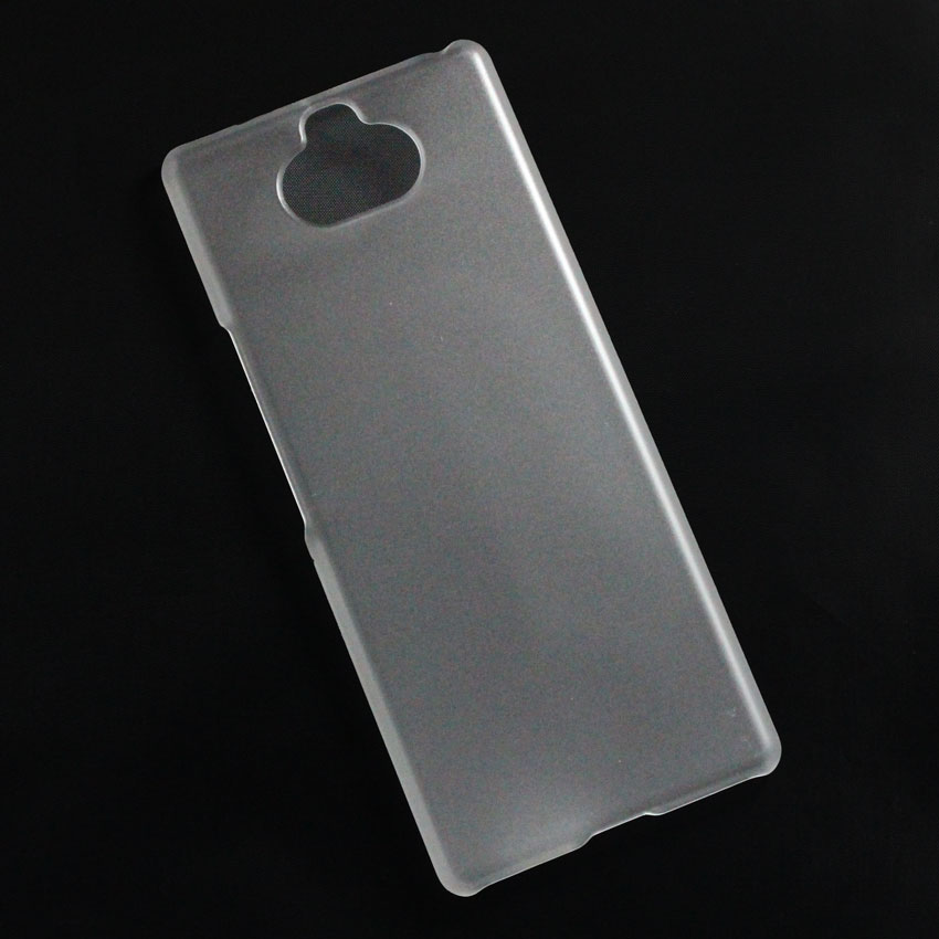 Ốp lưng cho Sony Xperia 8 nhựa cứng nhám trong