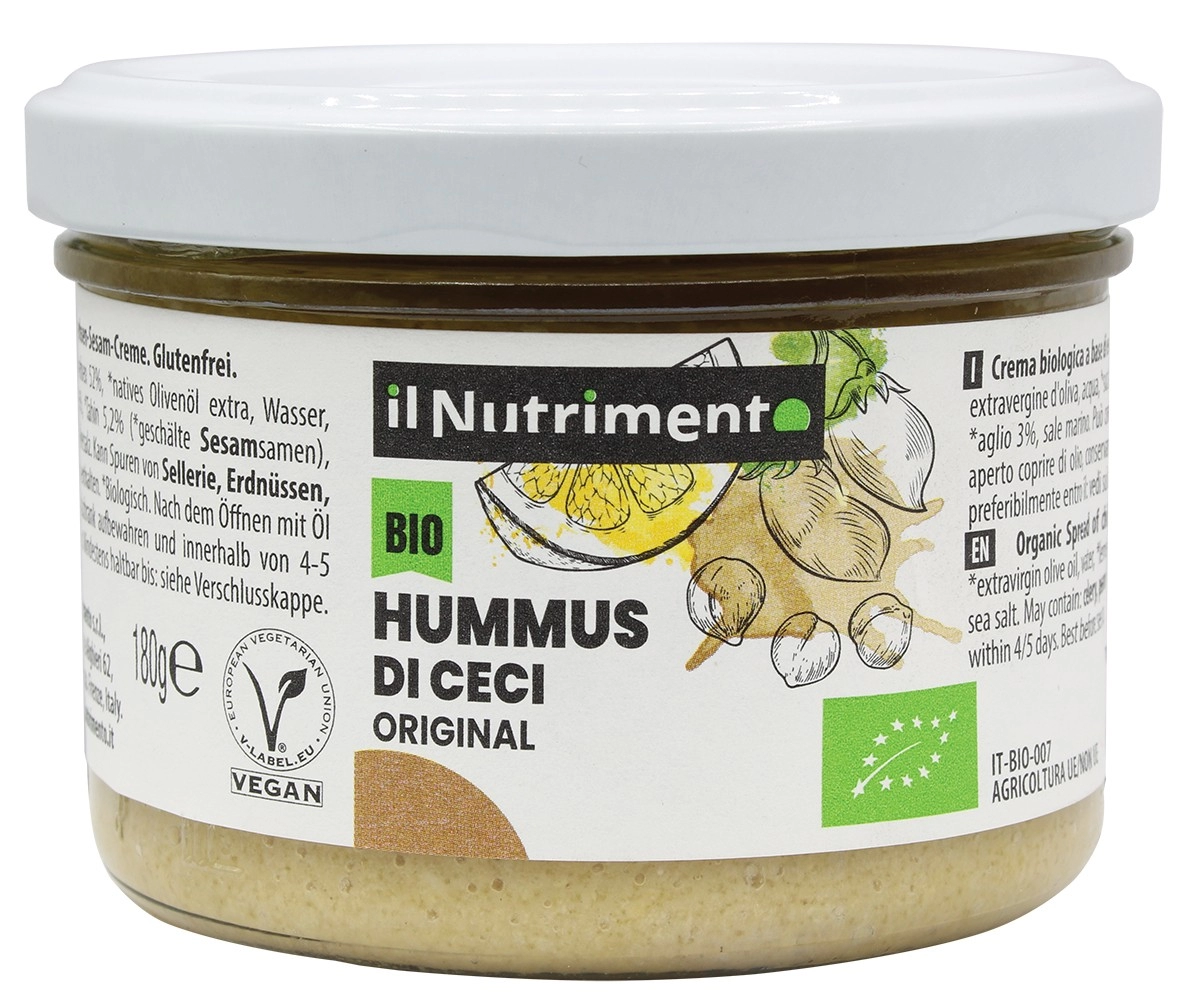 IL nutrimento Organic Hummus Original 180g