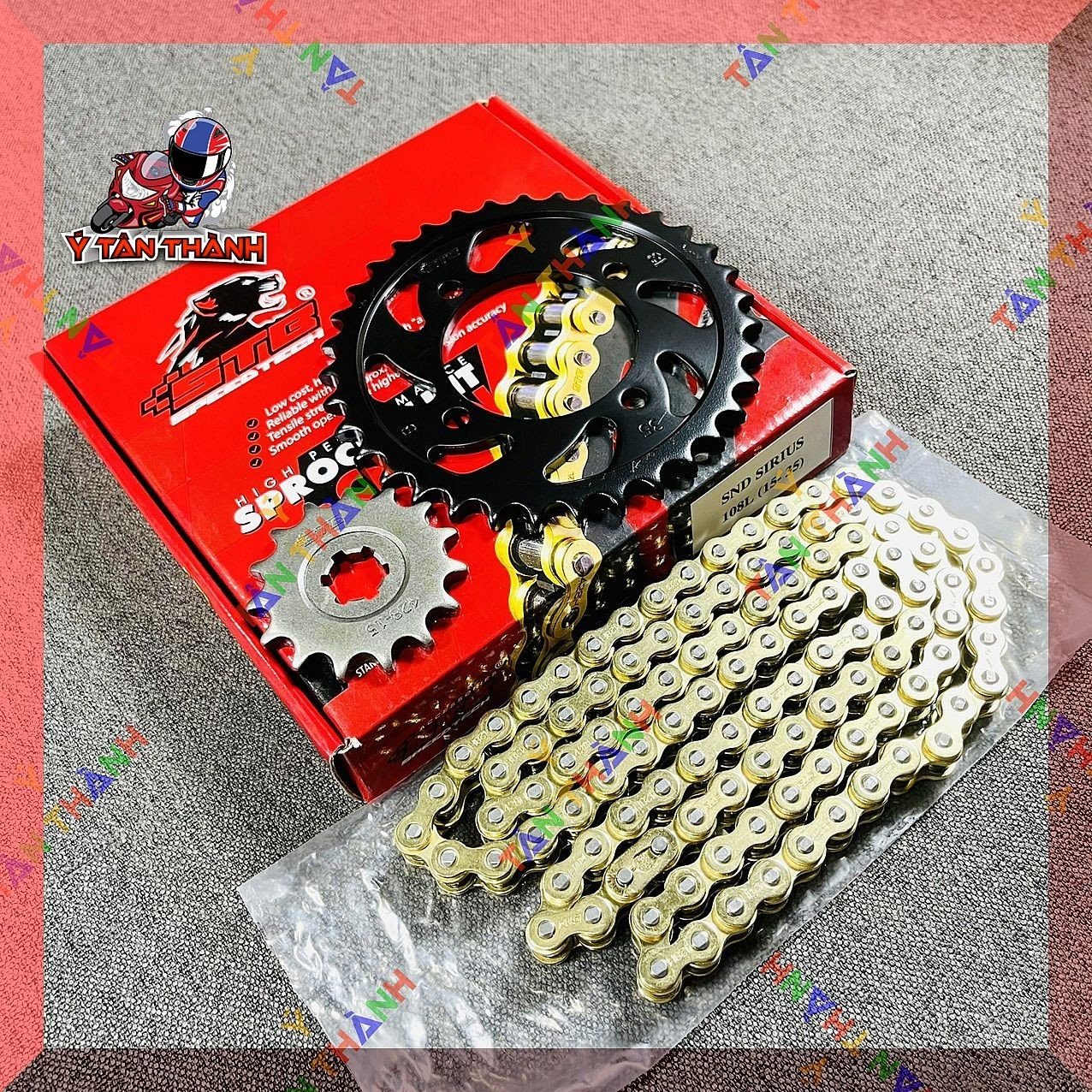Nhông Sên Đĩa STB Sirius 110 xăng cơ MS22