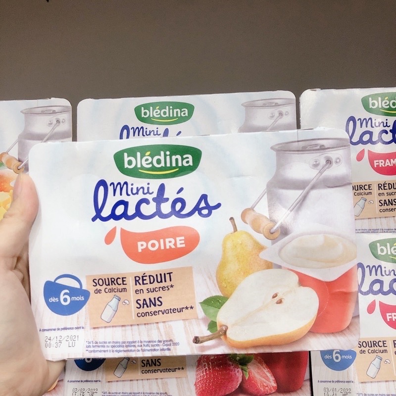 Sữa chua nguội Bledina Pháp cho bé ăn dặm