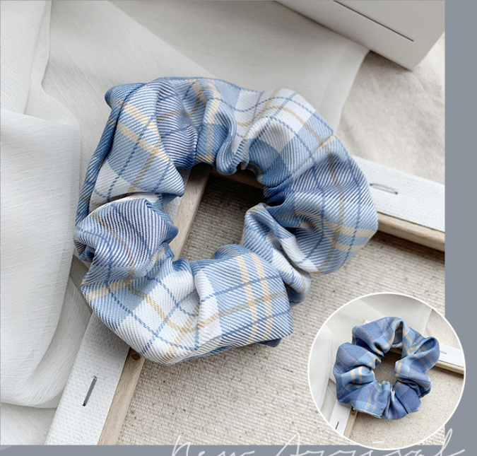 Scrunchies Dây Cột Tóc Thời Trang Nhiều Màu