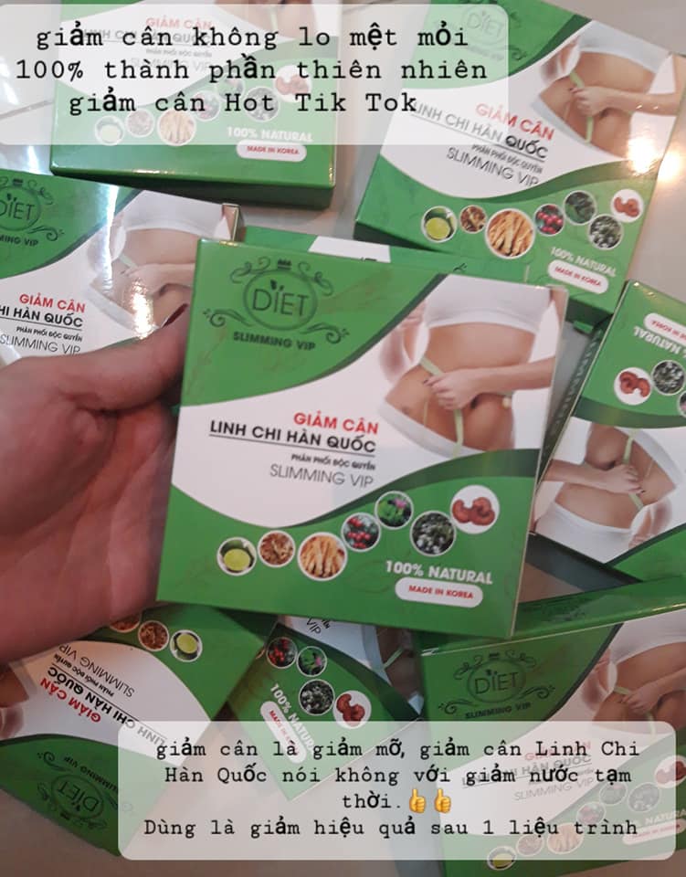 Giảm Cân Linh Chi Thảo mộc 30v