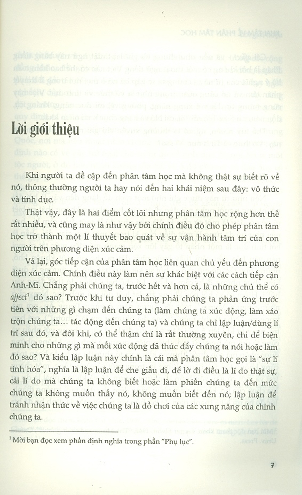 Khai Tâm Về Phân Tâm Học