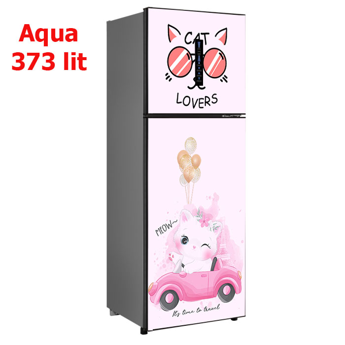 Decal dán trang trí tủ lạnh mẫu cute