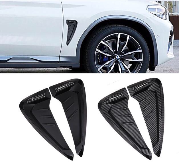 Ốp mang cá mập sườn xe ô tô cacbon hàng chất lương cao lắp cho các hãng xe